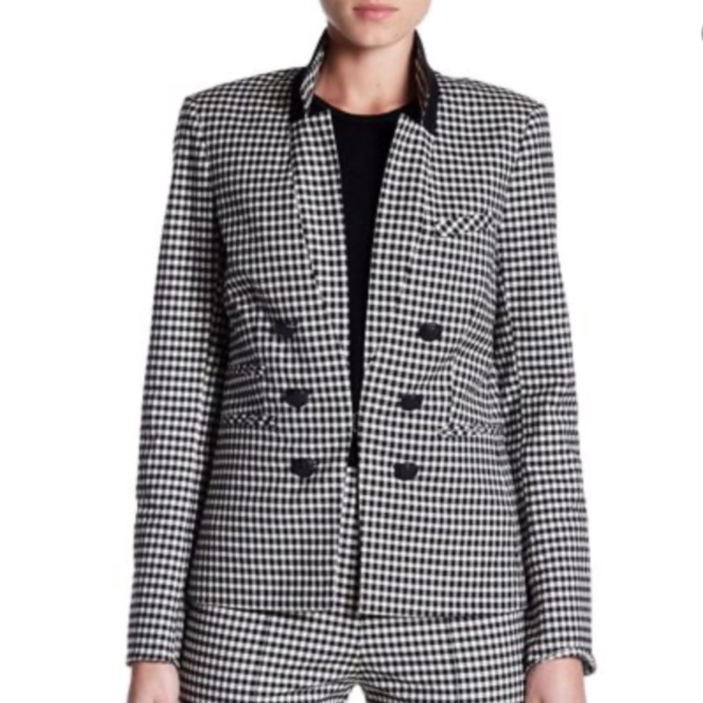 NEW! Veronica Beard Cottage Gingham Jacket NWT